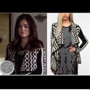 Staring at stars open cardigan